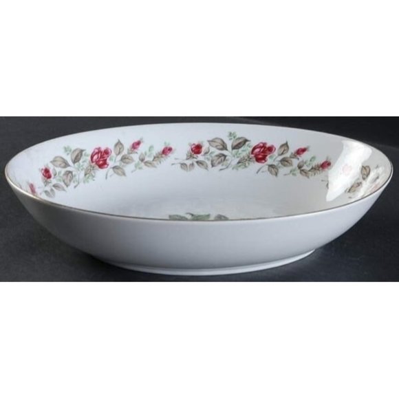 Moss Rose-by DIAMOND (Japan) 9” Round Vegetable Bowl - Picture 1 of 2